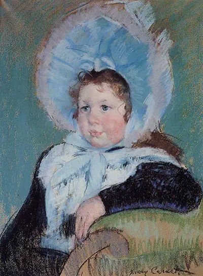 Dorothy in a Very Large Bonnet and a Dark Coat Mary Cassatt